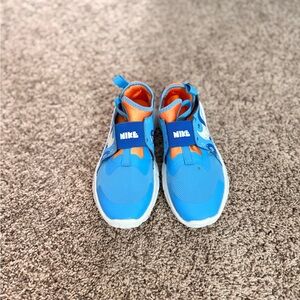 Nike Kids Vibrant Blue and Orange Sneakers